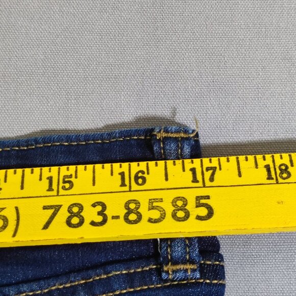 Gap Leggings/Jeggings mid rise skinny stretchy women's size 14 R ink blue colour - Picture 9 of 13